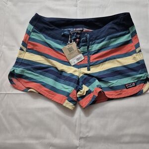 Patagonia Multicolor Striped Athletic‎ Shorts